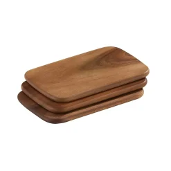 Set de 3 tablas de madera de acacia Zassenhaus