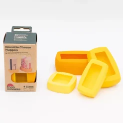 Set de 4 tapas de silicona para queso y mantequilla Food Huggers