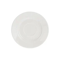Set de taza con plato de porcelana Collina La Porcellana Bianca