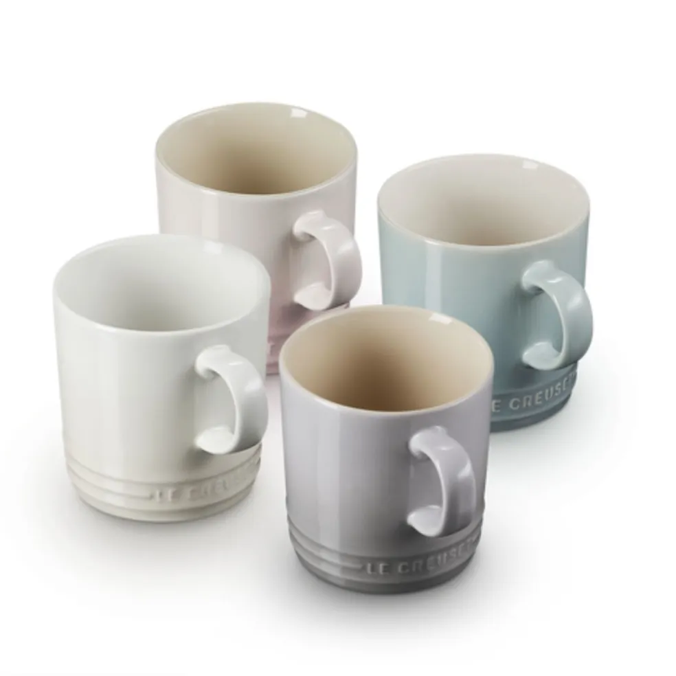 Set de 4 tazas cerámicas Calm Le Creuset
