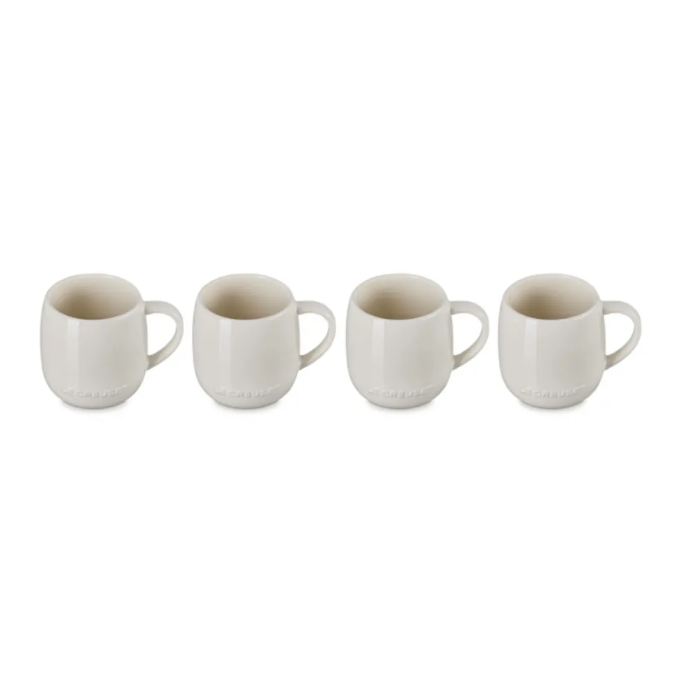Set de 4 tazas cerámicas Coupe Le Creuset