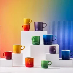 Set de 6 tazas cerámicas 100ml Arcoiris Le Creuset