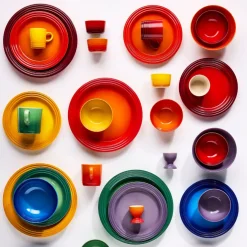 Set de 6 tazas cerámicas 100ml Arcoiris Le Creuset