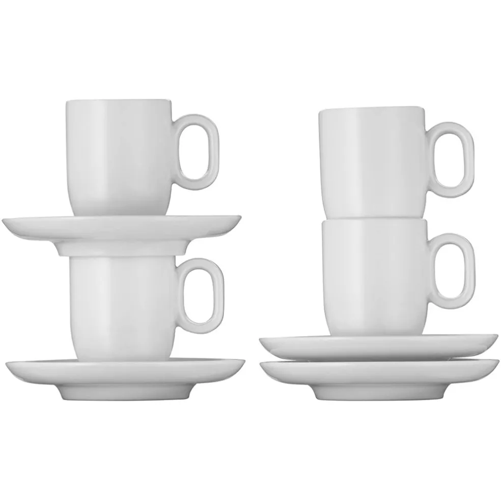 Set de 2 tazas con 2 platos Barista WMF