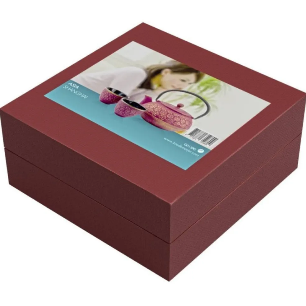 Set de té de hierro fundido con tetera y dos tazas Shanghai Bredemeijer