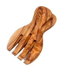 Set de 2 tenedores para ensalada de madera de olivo Selbrae