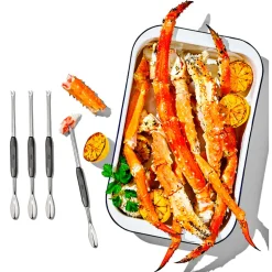 Set de 4 tenedores para mariscos y aceitunas OXO