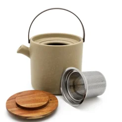 Set de tetera de cerámica 1,2 l con calentador Umea Bredemeijer