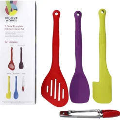 Set de 5 utensilios de silicona Colourworks KitchenCraft