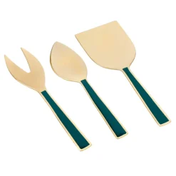 Set de 3 utensilios para queso inox dorado Artesà KitchenCraft