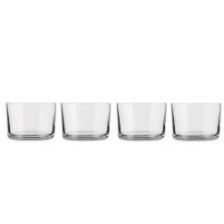 Set de 4 vasos de vidrio cristalino Glass Family Alessi