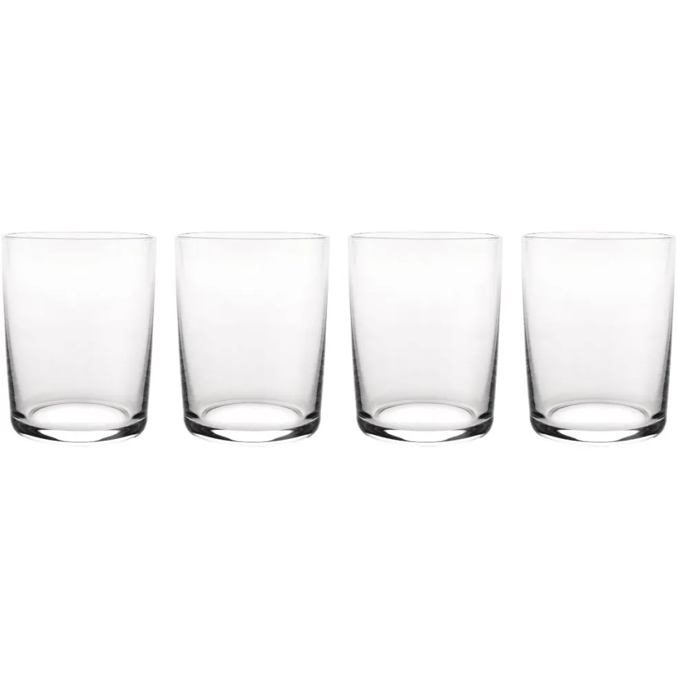 Set de 4 vasos de vidrio cristalino Glass Family Alessi