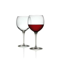 Set de 4 vasos de vino de vidrio cristalino Mami XL Alessi