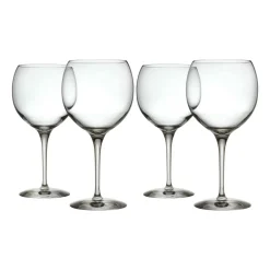 Set de 4 vasos de vino de vidrio cristalino Mami XL Alessi