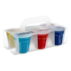 Set de 6 vasos octogonales multicolor Bialetti