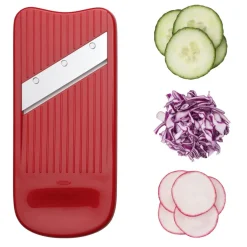 Set espiralizador, rallador y mandolina con contenedor OXO