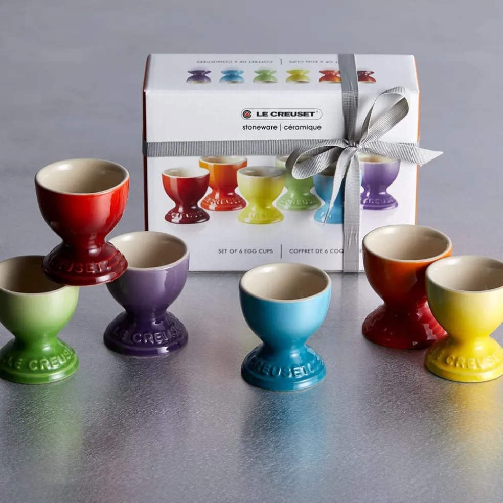 Set 6 hueveras Arcoiris Le Creuset