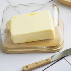 Set mantequillera y cuchillo de Pebbly