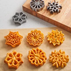 Set para flores fritas, buñuelos y tartaletas escandinavas Nordic Ware