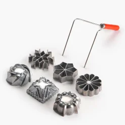Set para flores fritas, buñuelos y tartaletas escandinavas Nordic Ware