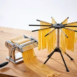 Set para pasta fresca con máquina de acero inoxidable PERFETTA y secador DIVERSO Gefu