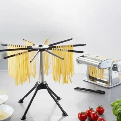 Set para pasta fresca con máquina de acero inoxidable PERFETTA y secador DIVERSO Gefu