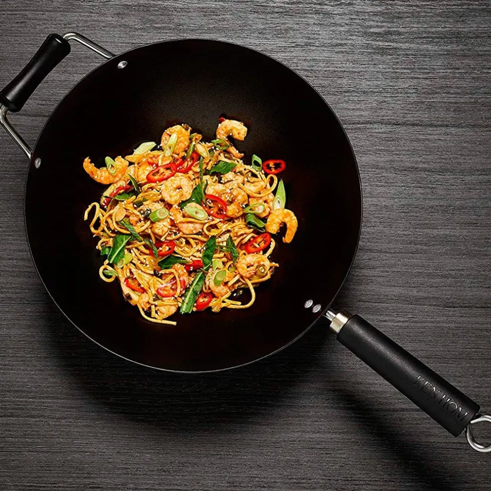 Set 4 piezas wok antiadherente Ken Hom