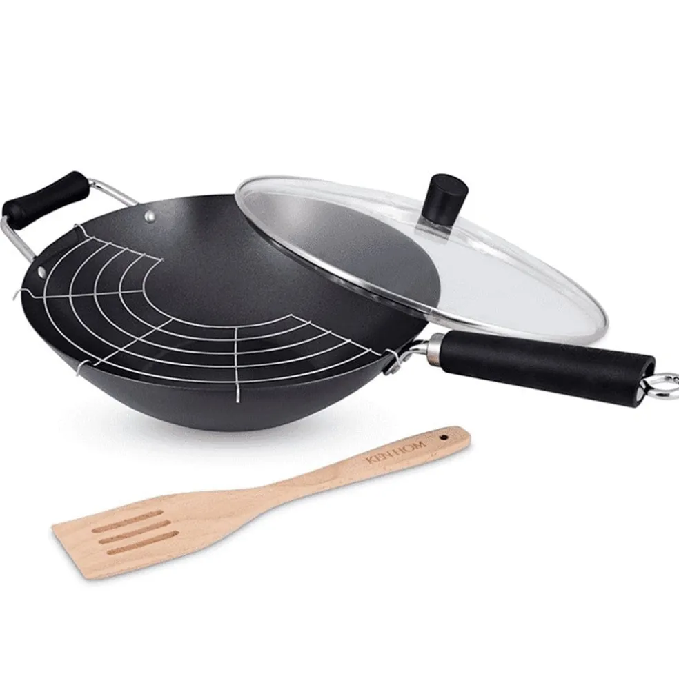 Set 4 piezas wok antiadherente Ken Hom