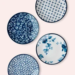 Set 4 platos Blueprint de Laura Ashley