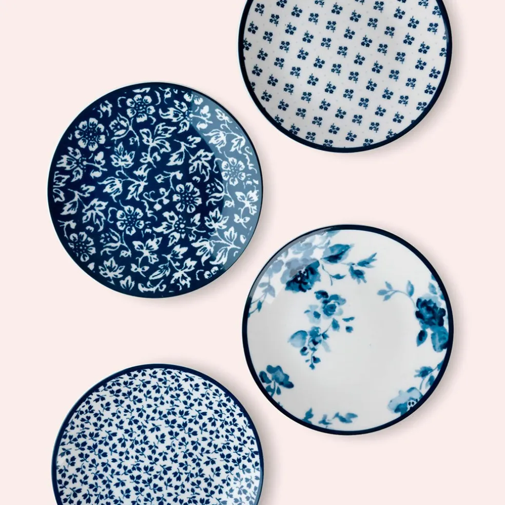 Set 4 platos Blueprint de Laura Ashley