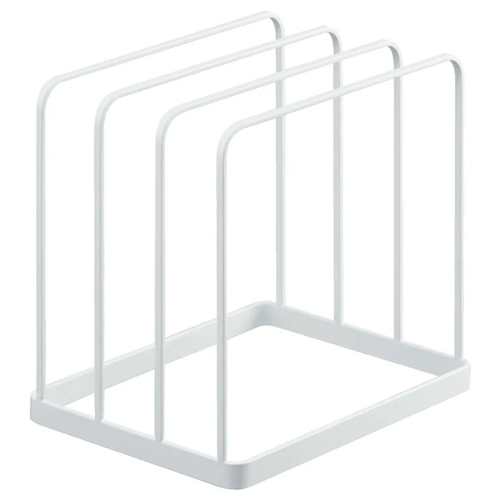 Soporte organizador para tablas y bandejas Yamazaki