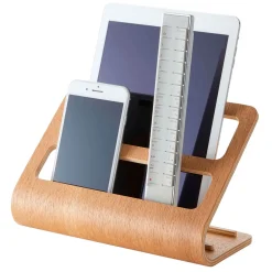 Soporte para tablet de madera clara Yamazaki