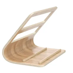 Soporte para tablet de madera clara Yamazaki