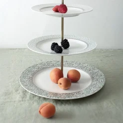 Stand para tartas de 3 pisos de porcelana Wild Clematis Laura Ashley