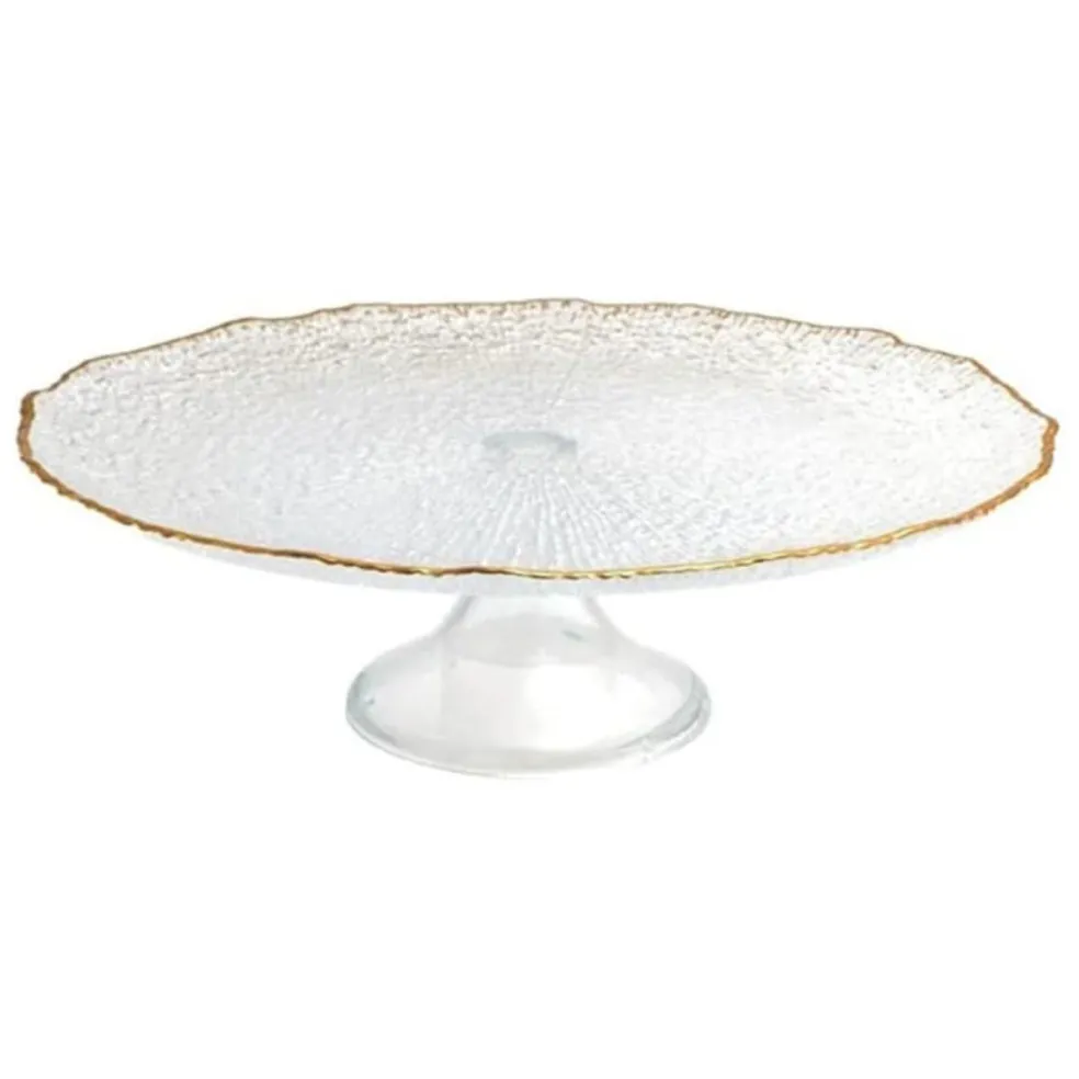 Stand para tartas de vidrio Maesta La Porcellana Bianca