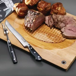 Tabla de madera reversible KitchenCraft MasterClass para carne y corte