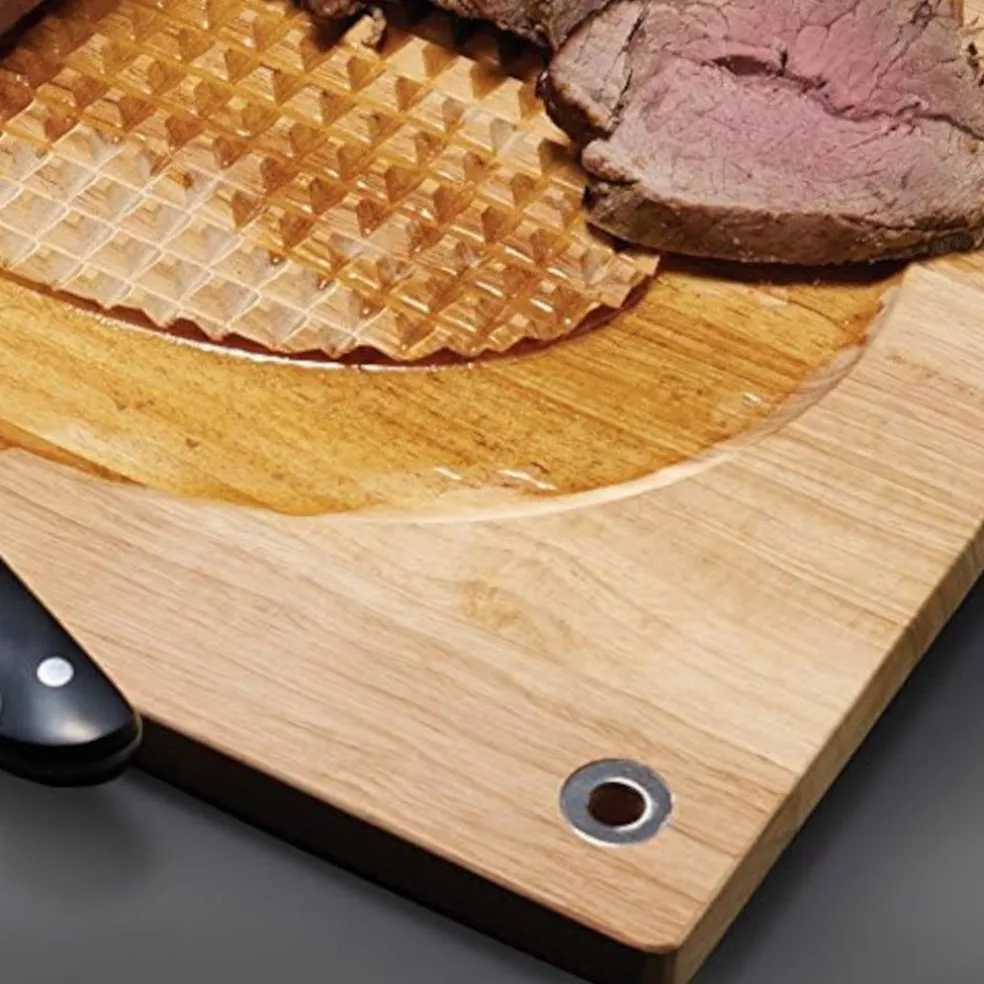 Tabla de madera reversible KitchenCraft MasterClass para carne y corte