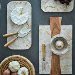Tabla de mármol y madera para cortar y presentar Thyme Affari of Sweden