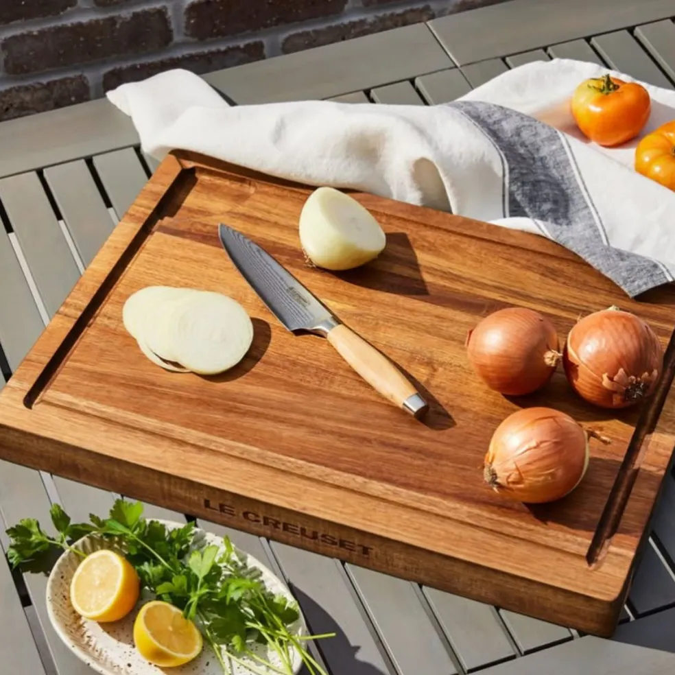 Tabla grande de madera de acacia 50 cm Le Creuset