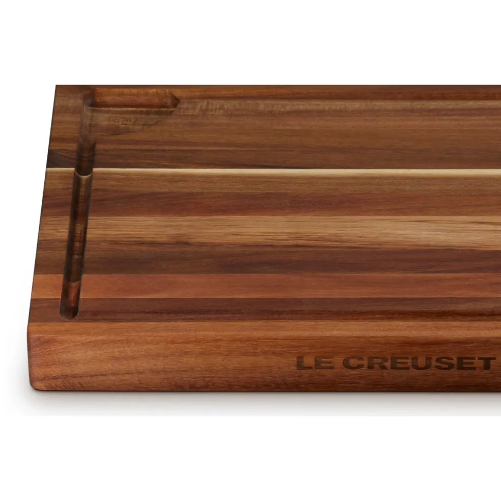 Tabla grande de madera de acacia 50 cm Le Creuset
