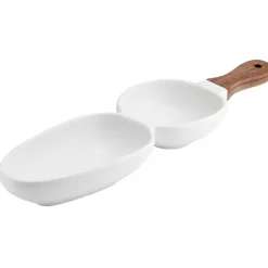 Tabla para aperitivos de dos boles Organic Serve Ladelle