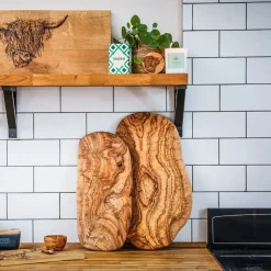 Tabla para cortar de madera de olivo Selbrae