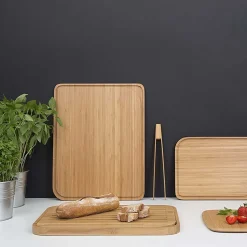Tabla para el pan de bambú Pebbly