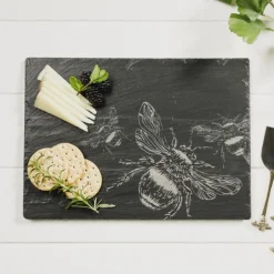 Tabla para quesos y aperitivos de pizarra Selbrae