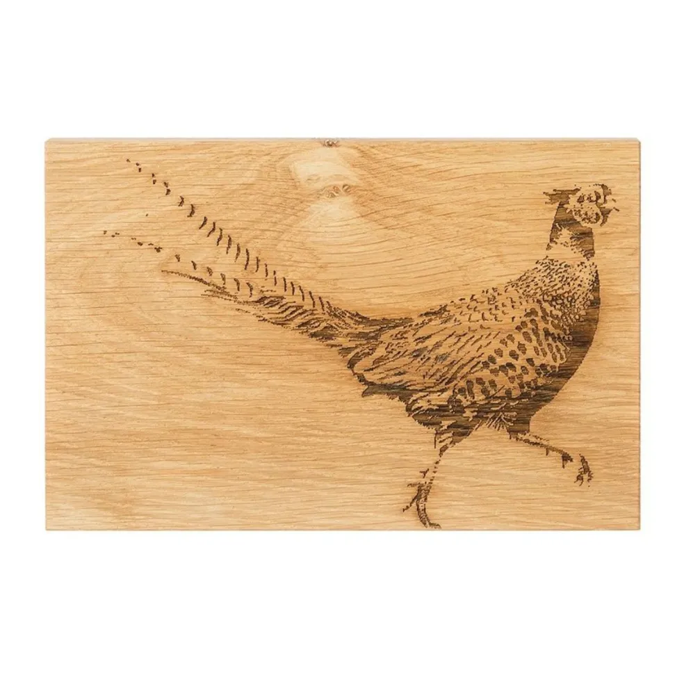 Tabla para servir 30 cm de madera de roble Selbrae