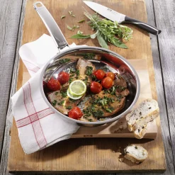 Tacoma de madera con 5 cuchillos de cocina Alaska Fissler
