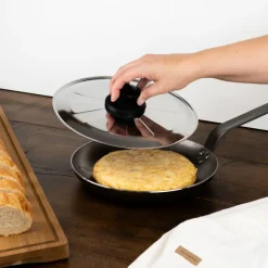 Tapa para voltear tortillas de acero inoxidable ILSA