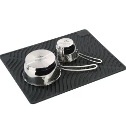 Tapete escurreplatos de silicona flexible Wave Kuchenprofi