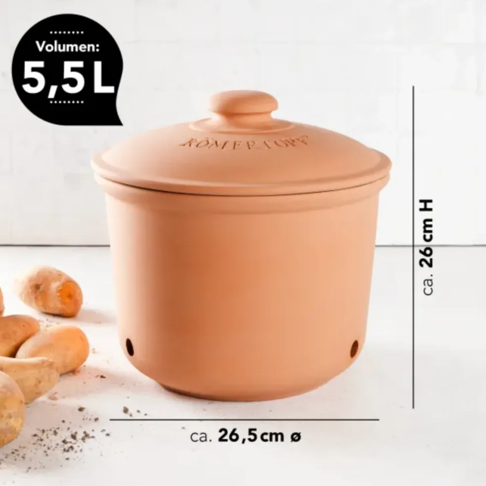 Tarro para verduras de terracota Römertopf