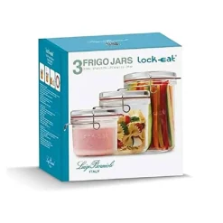 Tarros y botellas herméticas de cristal Lock Eat Luigi Bormioli